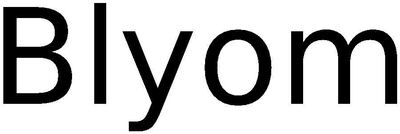 Trademark Logo BLYOM