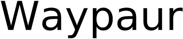 Trademark Logo WAYPAUR