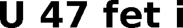 Trademark Logo U 47 FET I