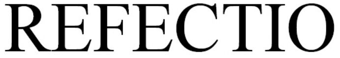Trademark Logo REFECTIO