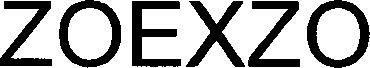 Trademark Logo ZOEXZO