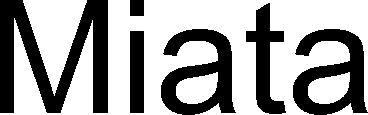 Trademark Logo MIATA