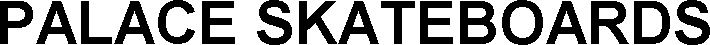 Trademark Logo PALACE SKATEBOARDS