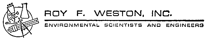  ROY F. WESTON, INC. (PLUS OTHER NOTATIONS)