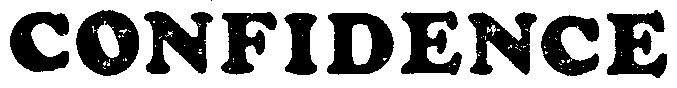 Trademark Logo CONFIDENCE