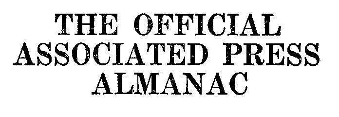  THE OFFICIAL ASSOCIATED PRESS ALMANAC