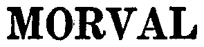 Trademark Logo MORVAL