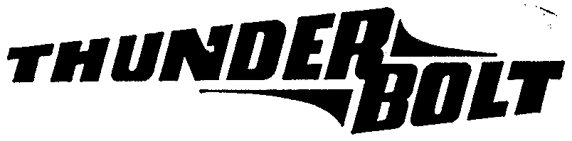 Trademark Logo THUNDER BOLT