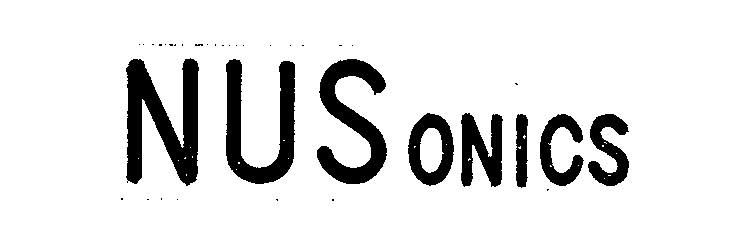 Trademark Logo NUSONICS
