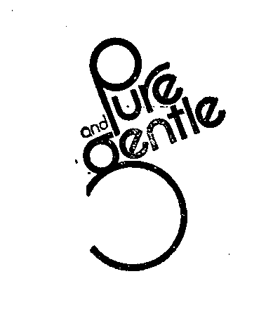 Trademark Logo PURE AND GENTLE