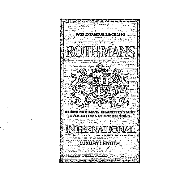  ROTHMANS INTERNATIONAL (PLUS OTHER NOTATIONS)