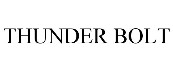 Trademark Logo THUNDER BOLT