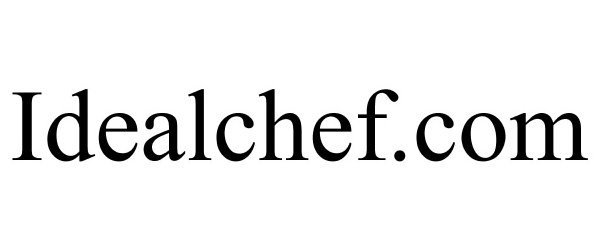 Trademark Logo IDEALCHEF.COM