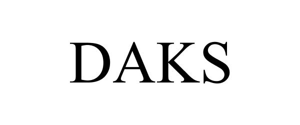 Trademark Logo DAKS