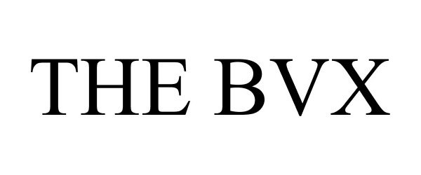 Trademark Logo THE BVX