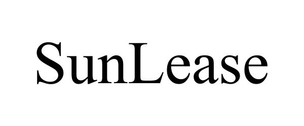 Trademark Logo SUNLEASE