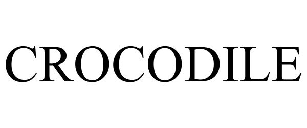 Trademark Logo CROCODILE