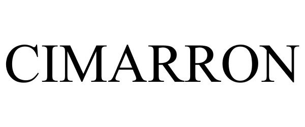 Trademark Logo CIMARRON