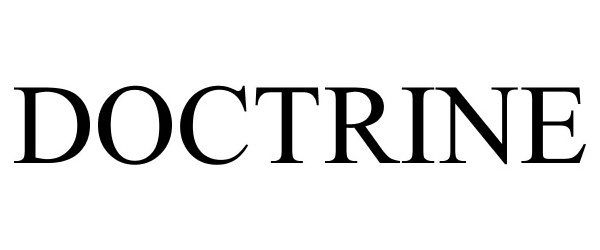 Trademark Logo DOCTRINE