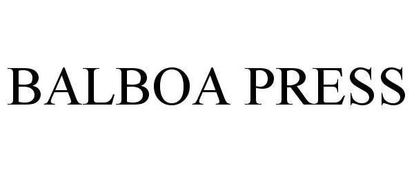  BALBOA PRESS