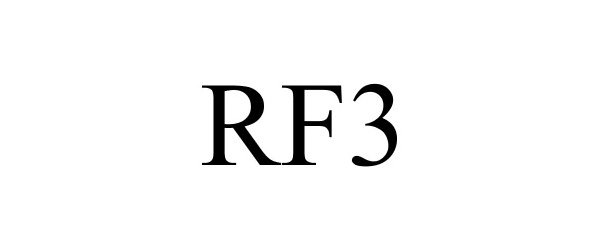 Trademark Logo RF3