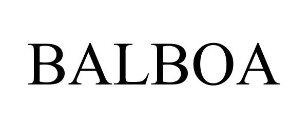 Trademark Logo BALBOA