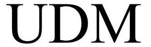 Trademark Logo UDM
