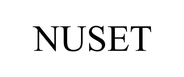 Trademark Logo NUSET