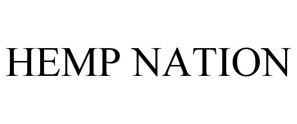 Trademark Logo HEMP NATION