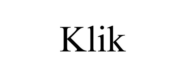 Trademark Logo KLIK