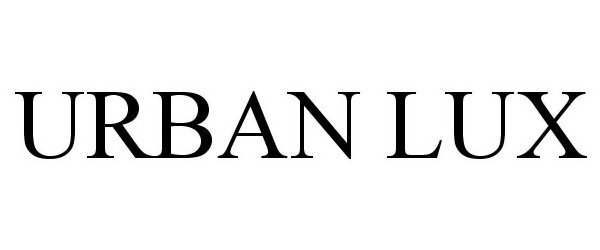 Trademark Logo URBAN LUX