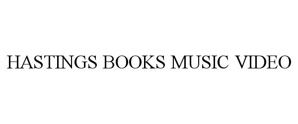  HASTINGS BOOKS MUSIC VIDEO