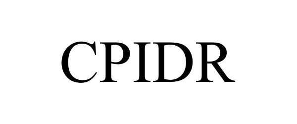 Trademark Logo CPIDR
