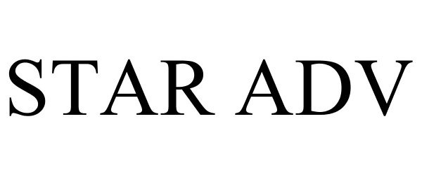 Trademark Logo STAR ADV