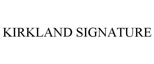  KIRKLAND SIGNATURE