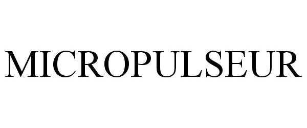 Trademark Logo MICROPULSEUR