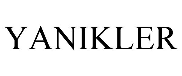 Trademark Logo YANIKLER