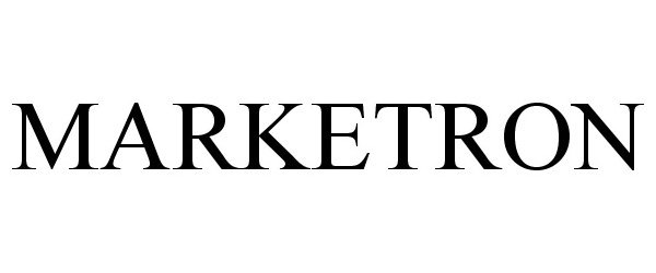 Trademark Logo MARKETRON