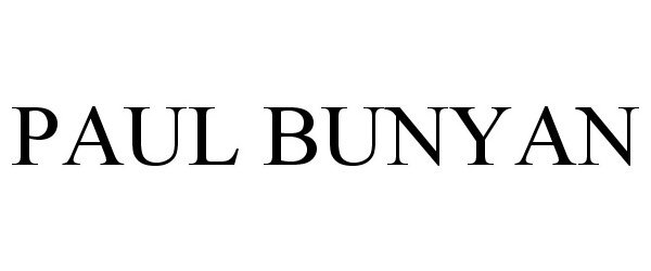 Trademark Logo PAUL BUNYAN