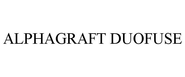  ALPHAGRAFT DUOFUSE