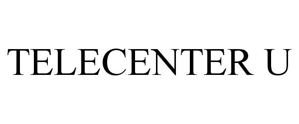 Trademark Logo TELECENTER U