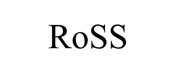 Trademark Logo ROSS