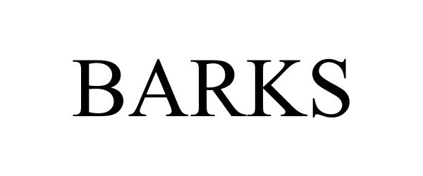 Trademark Logo BARKS