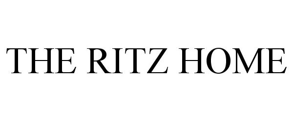  THE RITZ HOME