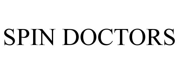 Trademark Logo SPIN DOCTORS