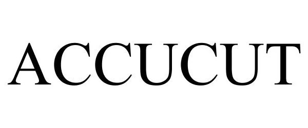 Trademark Logo ACCUCUT