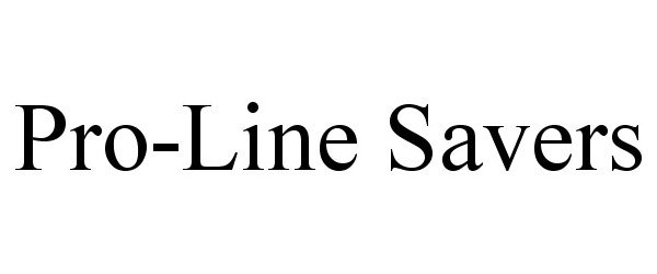 Trademark Logo PRO-LINE SAVERS