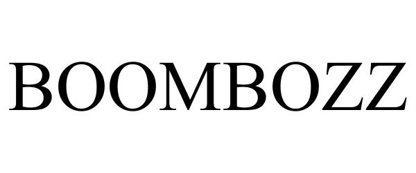 Trademark Logo BOOMBOZZ