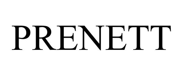 Trademark Logo PRENETT