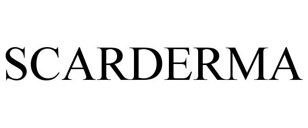 Trademark Logo SCARDERMA